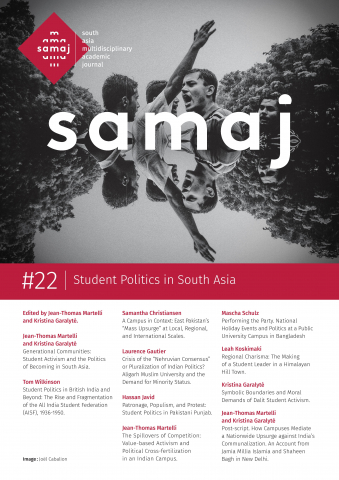 Student Politics in South Asia